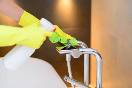 Risk assessment and safety checks during carpet cleaning work