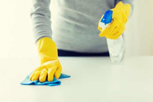 Charity donation and reuse initiative supporting sustainable carpet cleaning operations