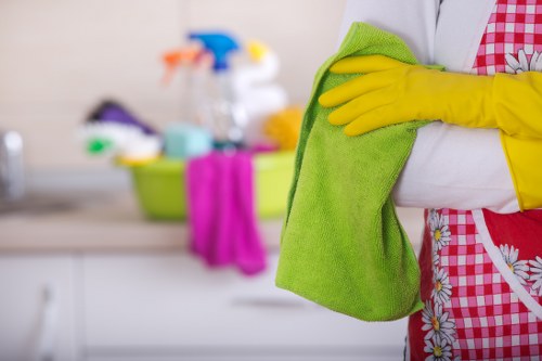 Commercial carpet cleaning with careful safety controls in place